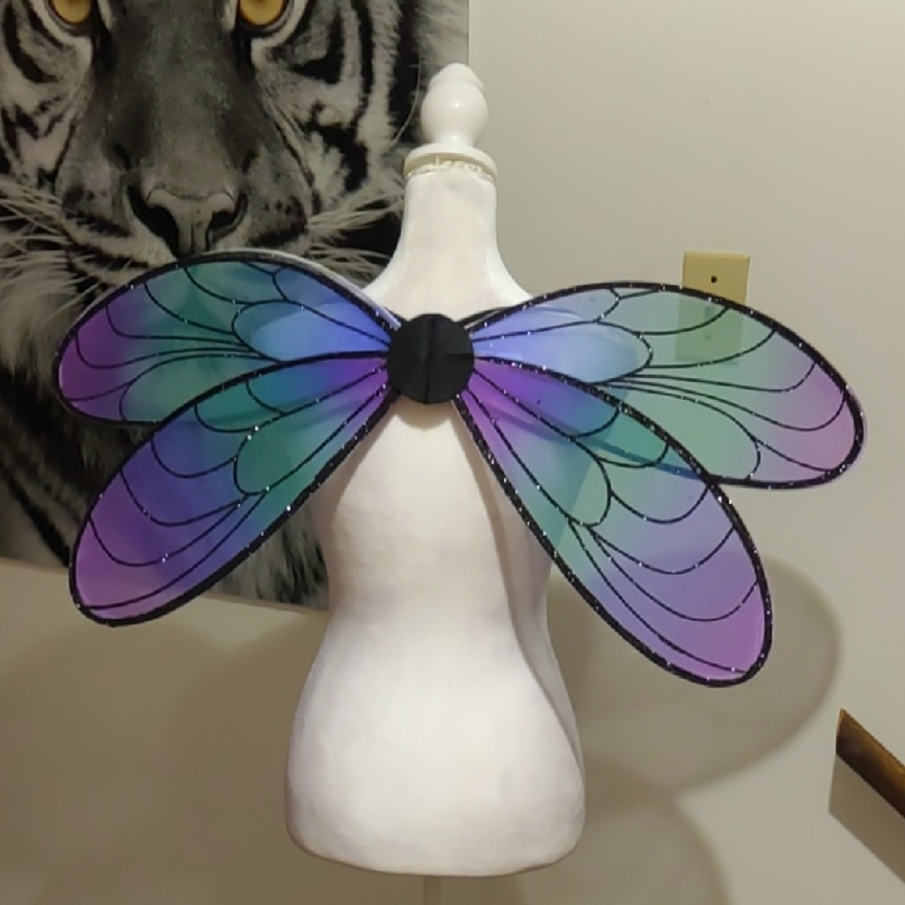 Enchanting Purple and Blue Fairy Wings